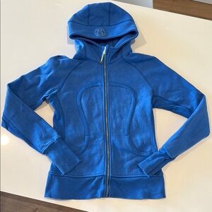 Lululemon Athletica Blue Scuba Sweatshirt